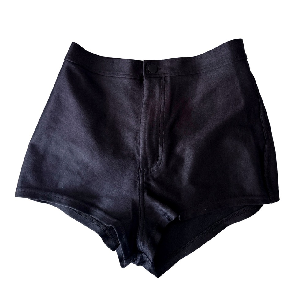American Apparel Disco Shorts Black Y2K Retro Indie Sleaze Grunge M